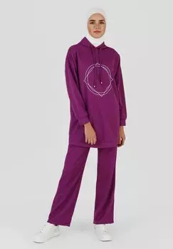 Спортивный костюм Modanisa, фиолетовый