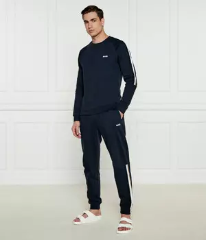 Спортивный костюм мужской Boss хлопковый, синий