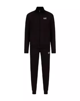 Спортивный костюм мужской EA7 хлопковый, черный