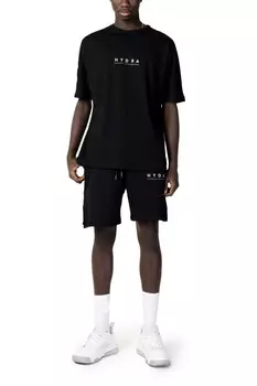 Спортивный костюм мужской Hydra Clothing футболка и шорты, черный