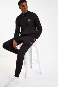 Спортивный костюм на молнии Emporio Armani Ea7, черный