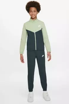 Спортивный костюм на молнии Nike, зеленый