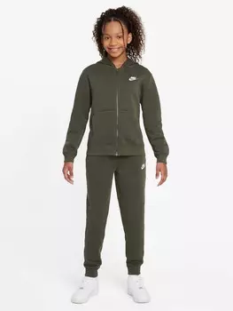 Спортивный костюм Nike K NSW CLUB FLC FZ TRACKSUIT, зеленый