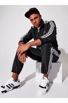 Спортивный костюм обычного кроя с 3 полосками AEROREADY Essentials adidas, черный