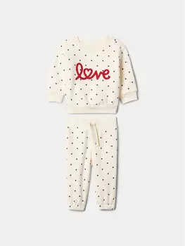 Спортивный костюм обычный крой 608886-00 Gap, бежевый