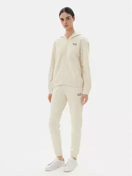 Спортивный костюм обычный крой 7W000076 AF10443 U1079 Ea7 Emporio Armani, бежевый