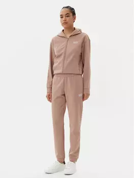 Спортивный костюм обычный крой 7W000076 AF10443 U6097 Ea7 Emporio Armani, бежевый