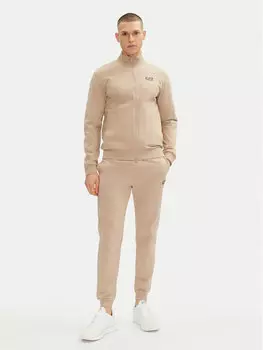 Спортивный костюм обычный крой 8NPV60 PJVRZ U6155 Ea7 Emporio Armani, бежевый