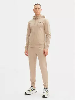 Спортивный костюм обычный крой 8NPV63 PJVRZ U6155 Ea7 Emporio Armani, бежевый