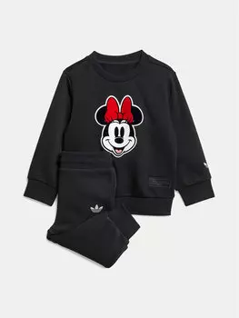 Спортивный костюм обычный крой Disney Minnie Mouse JD0583 Adidas, черный