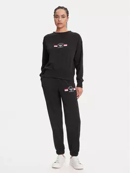 Спортивный костюм обычный крой EW000500 AF10882 UC001 Emporio Armani Underwear, черный