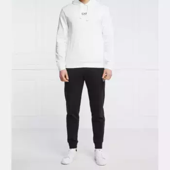 Спортивный костюм приталенного кроя Ea7, белый