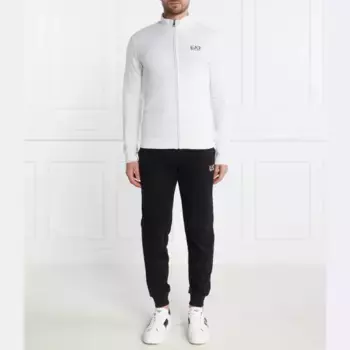 Спортивный костюм приталенного кроя Ea7, белый