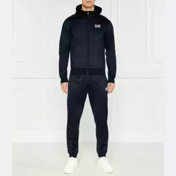 Спортивный костюм приталенного кроя Ea7, синий