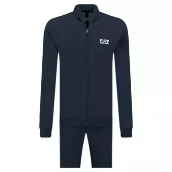 Спортивный костюм приталенного кроя Ea7, синий