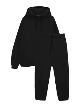 Спортивный костюм Pull&Bear, черный