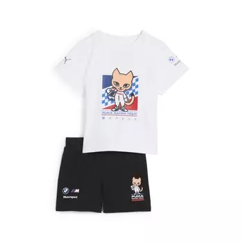 Спортивный костюм PUMA, черный/белый