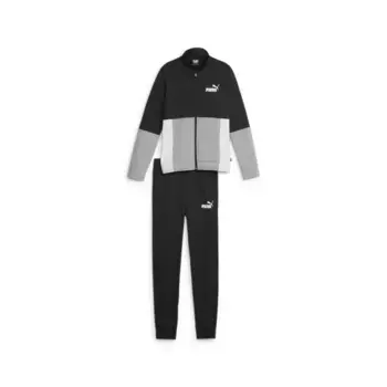Спортивный костюм PUMA «Colorblock Poly Suit Boys», черный