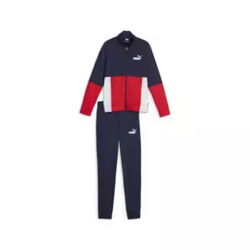 Спортивный костюм PUMA «Colorblock Poly Suit Boys», темно-синий