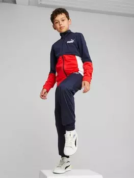 Спортивный костюм Puma Colorblock Poly Suit cl B, синий