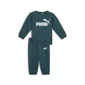 Спортивный костюм PUMA "MINICATS ESS CREW JOGGER FL" (комплект, 2 шт.), зеленый