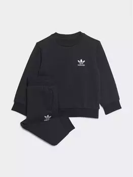 Спортивный костюм regular fit Adidas, черный
