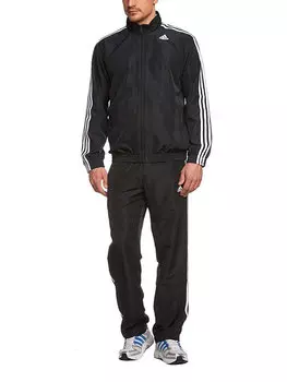 Спортивный костюм regular fit Adidas, черный