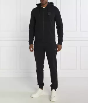 Спортивный костюм Regular Fit Aeronautica Militare, черный