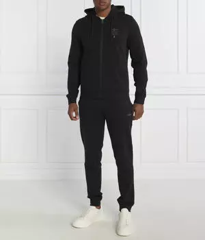 Спортивный костюм Regular fit Aeronautica Militare, черный