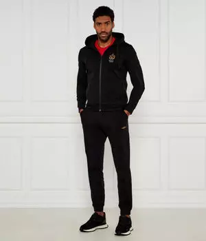 Спортивный костюм Regular fit Aeronautica Militare, черный