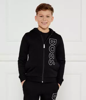 Спортивный костюм Regular fit Boss Kidswear, черный