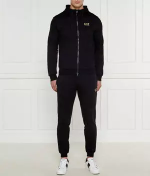 Спортивный костюм Regular fit Ea7, черный