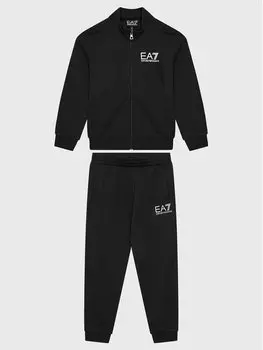 Спортивный костюм regular fit Ea7 Emporio Armani, черный