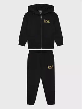 Спортивный костюм regular fit Ea7 Emporio Armani, черный