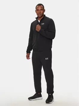 Спортивный костюм regular fit Ea7 Emporio Armani, черный