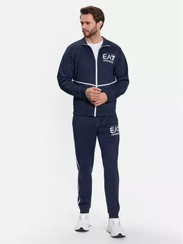 Спортивный костюм regular fit Ea7 Emporio Armani, синий