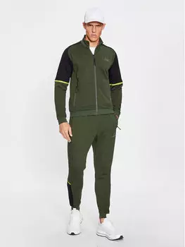 Спортивный костюм regular fit Ea7 Emporio Armani, зеленый