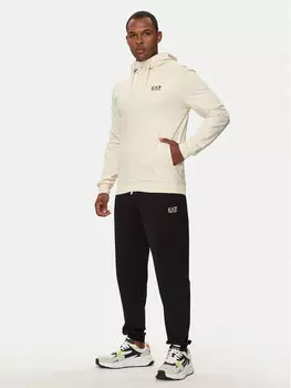 Спортивный костюм regular fit Ea7 Emporio Armani, бежевый