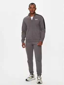 Спортивный костюм regular fit Ea7 Emporio Armani, серый