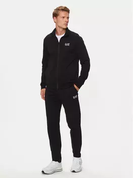 Спортивный костюм regular fit Ea7 Emporio Armani, черный