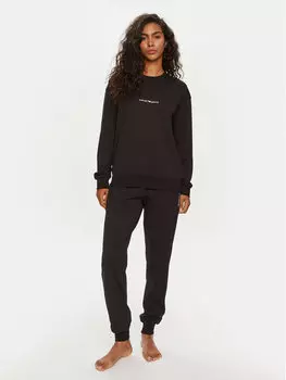 Спортивный костюм regular fit Emporio Armani Underwear, черный