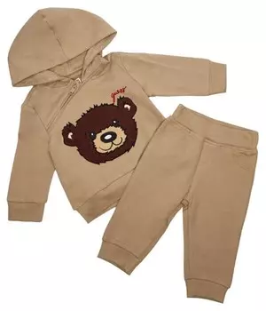 Спортивный костюм Regular Fit Guess, бежевый