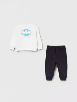 Спортивный костюм regular fit Ovs, белый