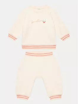 Спортивный костюм regular fit United Colors Of Benetton, розовый