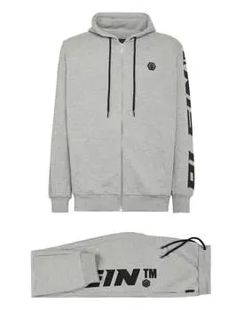 Спортивный костюм с капюшоном/брюками PHILIPP PLEIN, серый