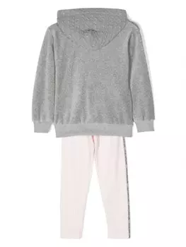Спортивный костюм с капюшоном и логотипом Lapin House, серый