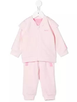 Спортивный костюм с логотипом BOSS Kidswear, розовый