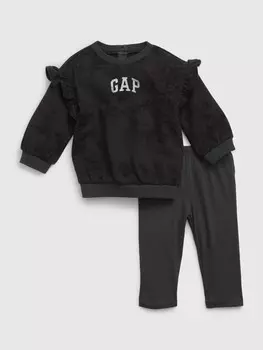 Спортивный костюм с логотипом Gap, черный