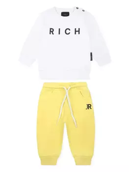 Спортивный костюм с логотипом John Richmond Junior, желтый