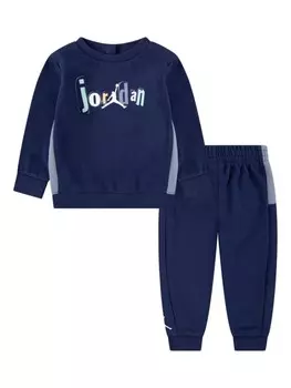 Спортивный костюм с логотипом Jordan Kids, синий